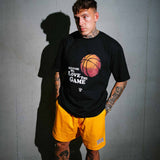 T-Shirt "We love the game" Schwarz