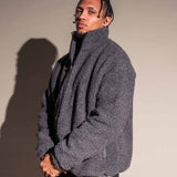 Teddy Jacke "Core" Grau