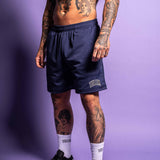 Mesh Shorts "Move" Navy Blau