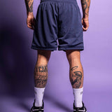 Mesh Shorts "Move" Navy Blau