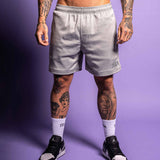 Mesh Shorts "Move" Grau