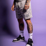 Mesh Shorts "Move" Grau