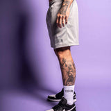 Mesh Shorts "Move" Grau