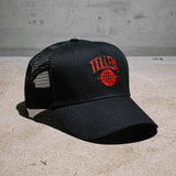 Trucker Cap "Tellem Basic" Schwarz/Rot
