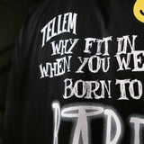 T-Shirt "Tellem x Real is rare" Schwarz