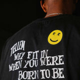 T-Shirt "Tellem x Real is rare" Schwarz