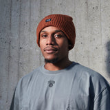 Ribbed Beanie "Tellem" Braun