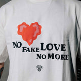 T-Shirt "No fake love" Beige