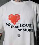 T-Shirt "No fake love" Beige