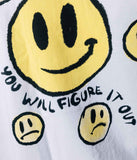 T-Shirt "Figure it out" Weiß