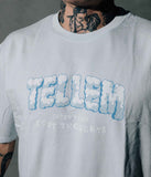 T-Shirt "Lost thoughts" Hellblau