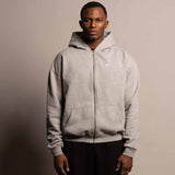 Heavy Zip Hoodie "Signature" Grau