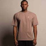 Heavy T-Shirt "Signature" Mokka