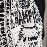 Hoodie "European Champions" Schwarz