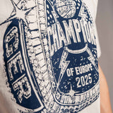 T-Shirt "European Champions" Beige