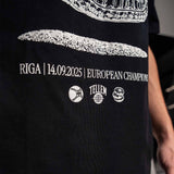 T-Shirt "European Champions" Schwarz