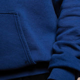 Hoodie "Global" Navy Blau