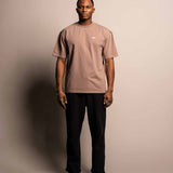 Heavy T-Shirt "Signature" Mokka