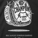 T-Shirt "European Champions" Schwarz [Pre Order]