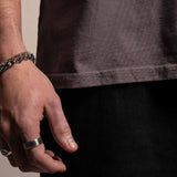 T-Shirt "Global" Dunkelgrau