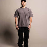 T-Shirt "Global" Dunkelgrau