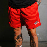 Mesh Shorts "Tellem Basic" Rot