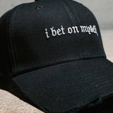 Basecap "I bet on myself" Schwarz