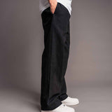 Chino Pants "Solid" Schwarz
