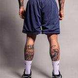 Mesh Shorts "Move" Navy Blau