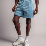 TELLEM Basketball Mesh Shorts Babyblau Model Tragebild