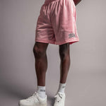 TELLEM Basketball Mesh Shorts Pink Rosa Model Tragebild