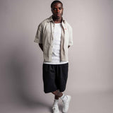 Boxy Shirt "Signature" Grau