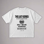 TELLEM Heavy T-Shirt The LGCY Series Tour in Weiß, Frontansicht mit Vintage-Tour-Print