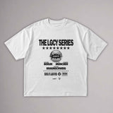 TELLEM Heavy T-Shirt The LGCY Series Tour in Weiß, Frontansicht mit Vintage-Tour-Print