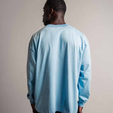 TELLEM Longsleeve Pocket Ice Blau, Rückansicht lockerer Fit