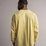 TELLEM Longsleeve Pocket Lemon Gelb, Rückansicht lockerer Fit