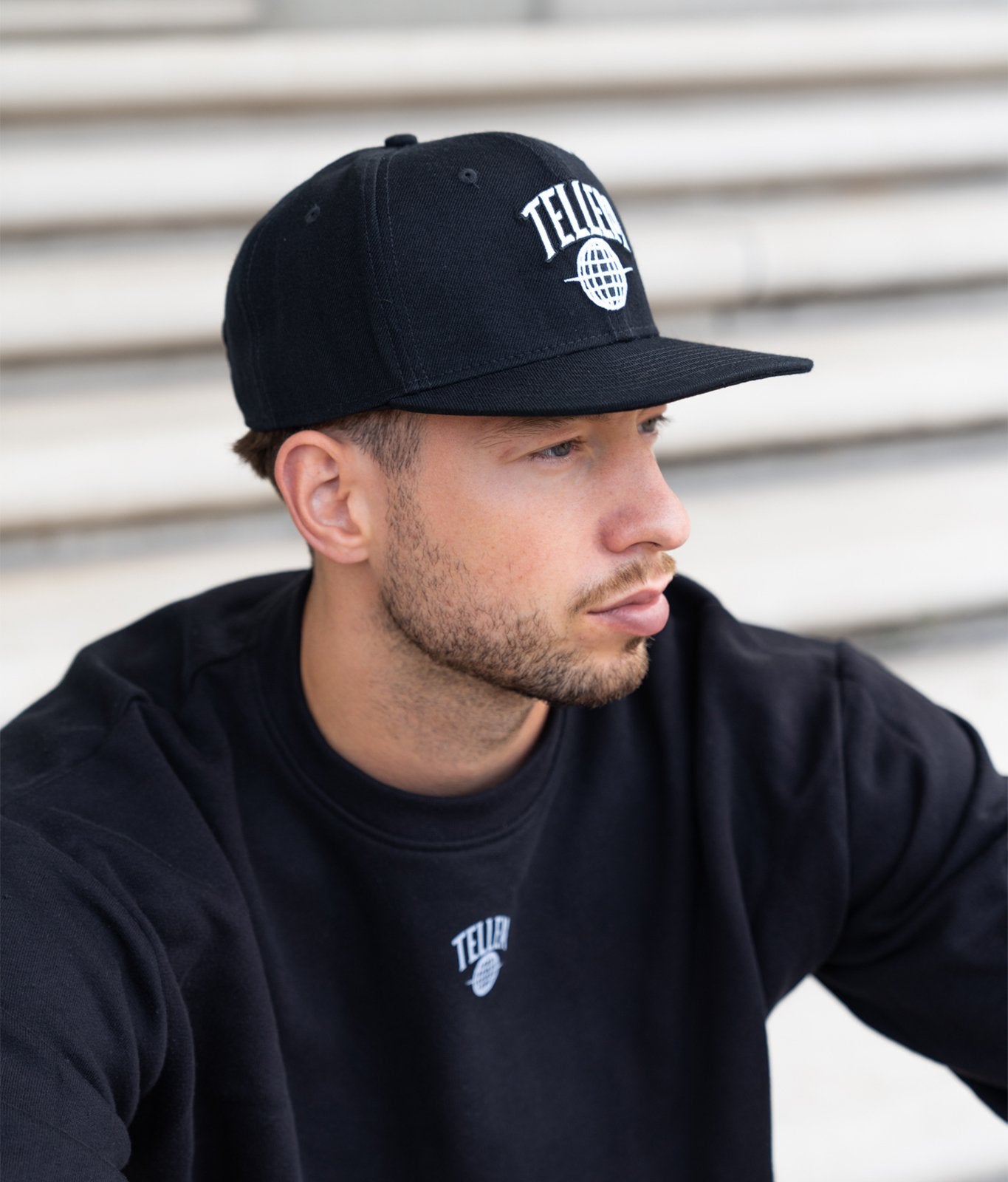 Snapback Schwarz Basic Tellem 3
