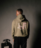 Hoodie "Set your demons straight" Oliv